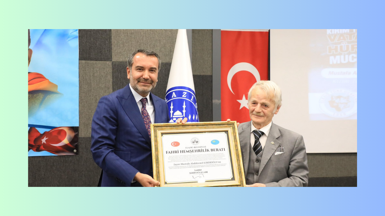 Başkan Şerifoğulları, Kırımoğlu’na “Fahri Hemşehrilik Beratı” Takdim Etti