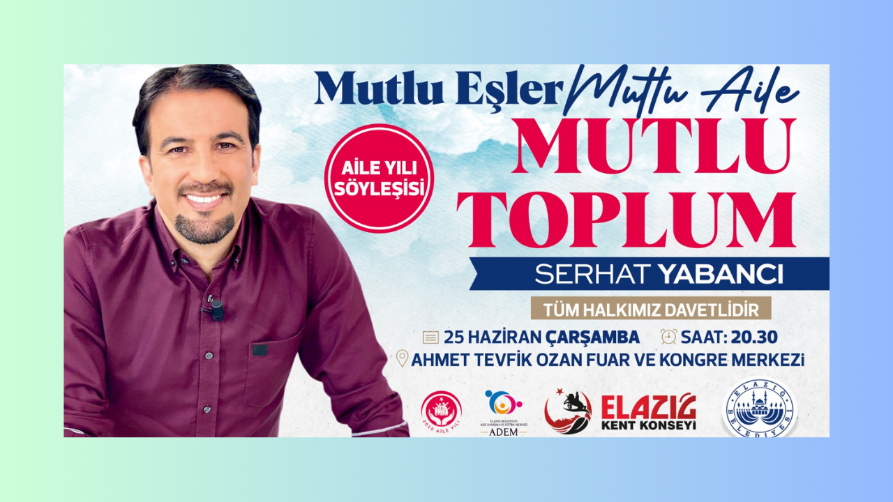 Elazığ Belediyesi, Aile Yılı Söyleşisi Düzenleyecek