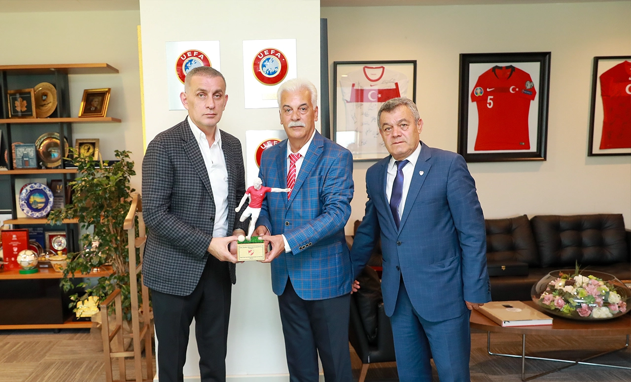 Hüseyin Doğan'dan TFF Başkanı Hacıosmanoğlu'na Ziyaret
