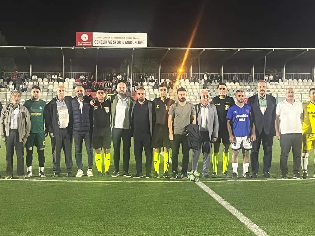 Elazığ 1.amatör küme futbol ligi maçları start aldı.