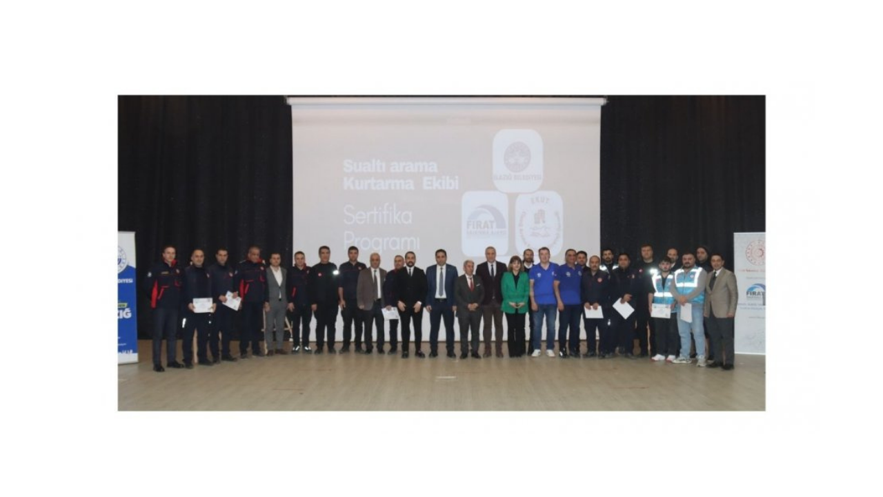 Su Altı Arama ve Kurtarma Ekibi Sertifikalarını Aldı