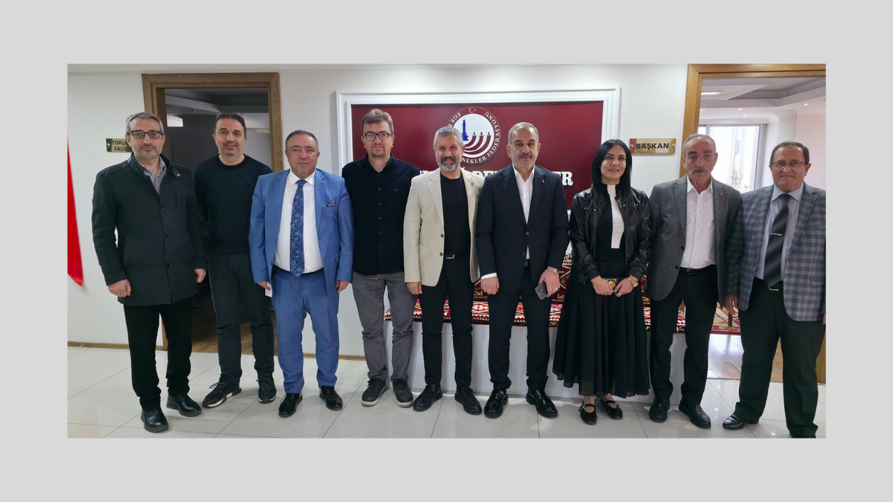 Başkan Alan Ege Elazığ Dernekler Federasyonu’nu Ziyaret