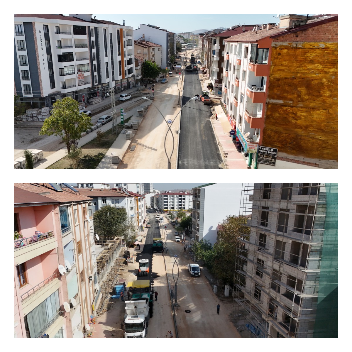 Sultan Fatih Caddesi’nde Asfalt Serim Çalışmaları Başladı